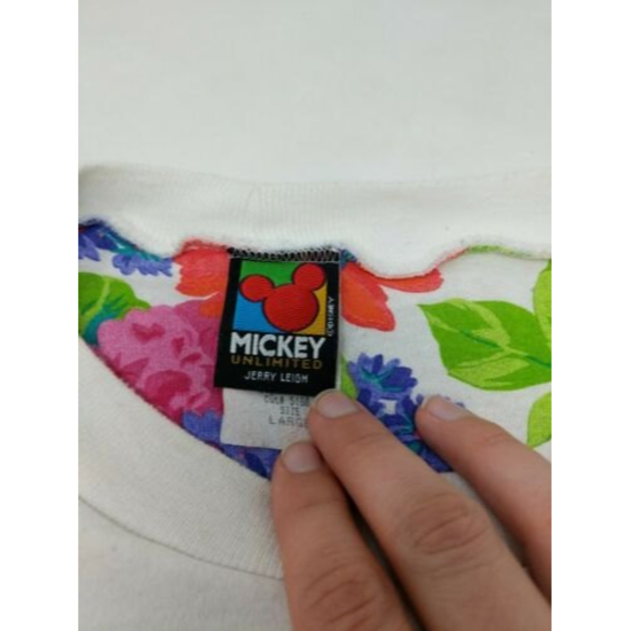 Disney Minnie Mickey Mouse African Rap Hip Hop Sweatshirt Women Size Large VTG - Picture 7 of 9